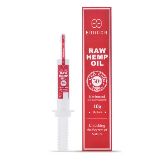 Raw CBD oil extract 300mg CBD+CBDa/ml