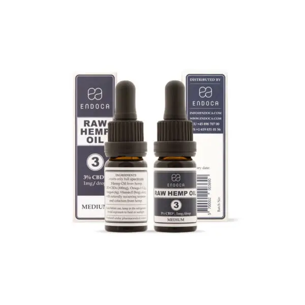 Raw CBD oil 30mg/ml (medium) - Image 2