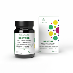 CBD Gummies "Restore" 1200mg CBD, THC Free, Lime
