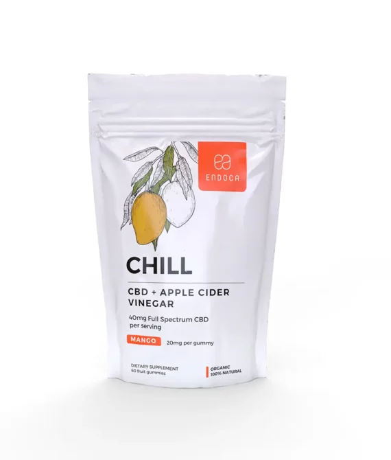 CBD Gummies “Chill” 1200mg CBD, Mango