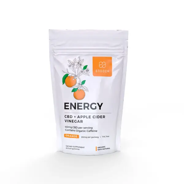 CBD Gummies package with orange flavor