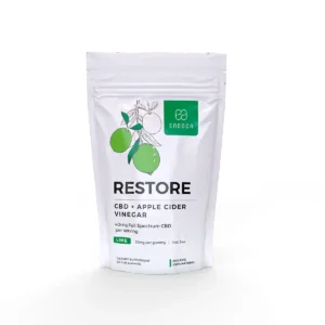 CBD gummies with lime flavor