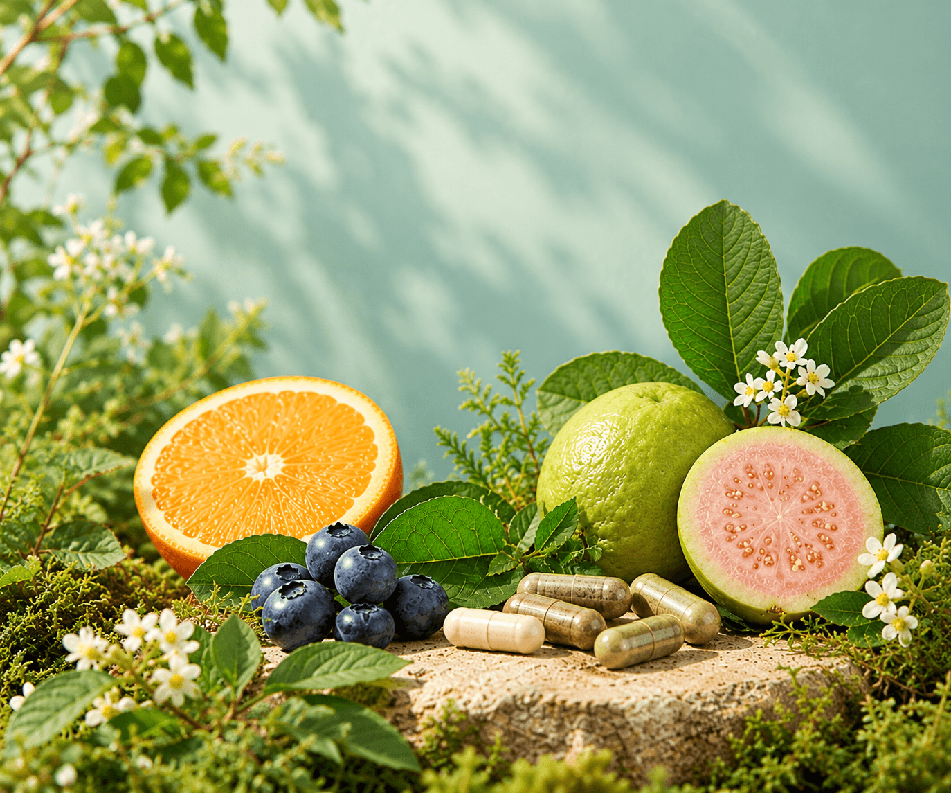 Botanical Wellness Still Life