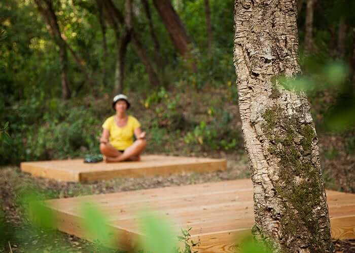 Lady Yoga in den Lores