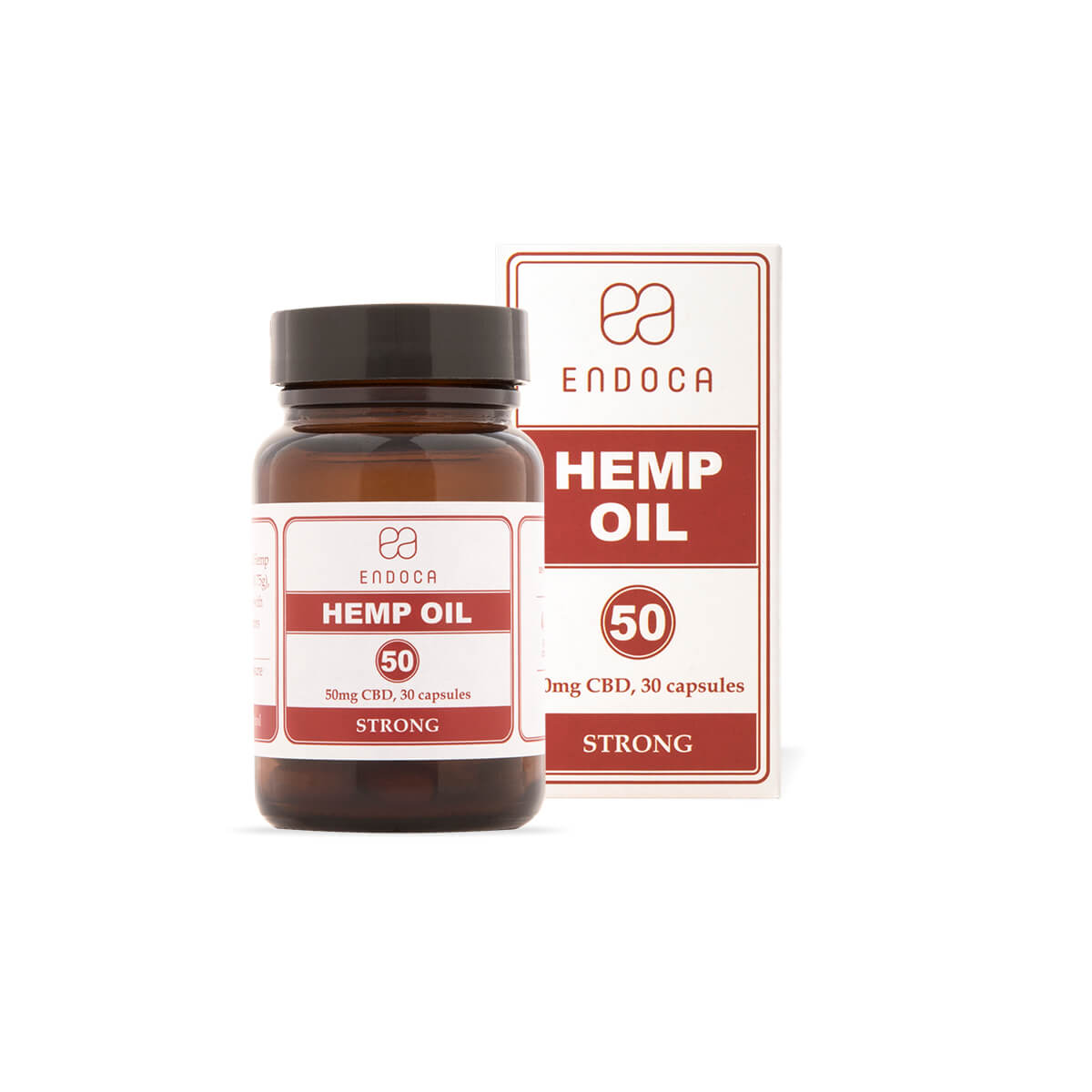 50MG RAW CBD CAPSULES (STRONG) - Endoca© CBD 50MG RAW CBD CAPSULES (STRONG) - Endoca© CBD
