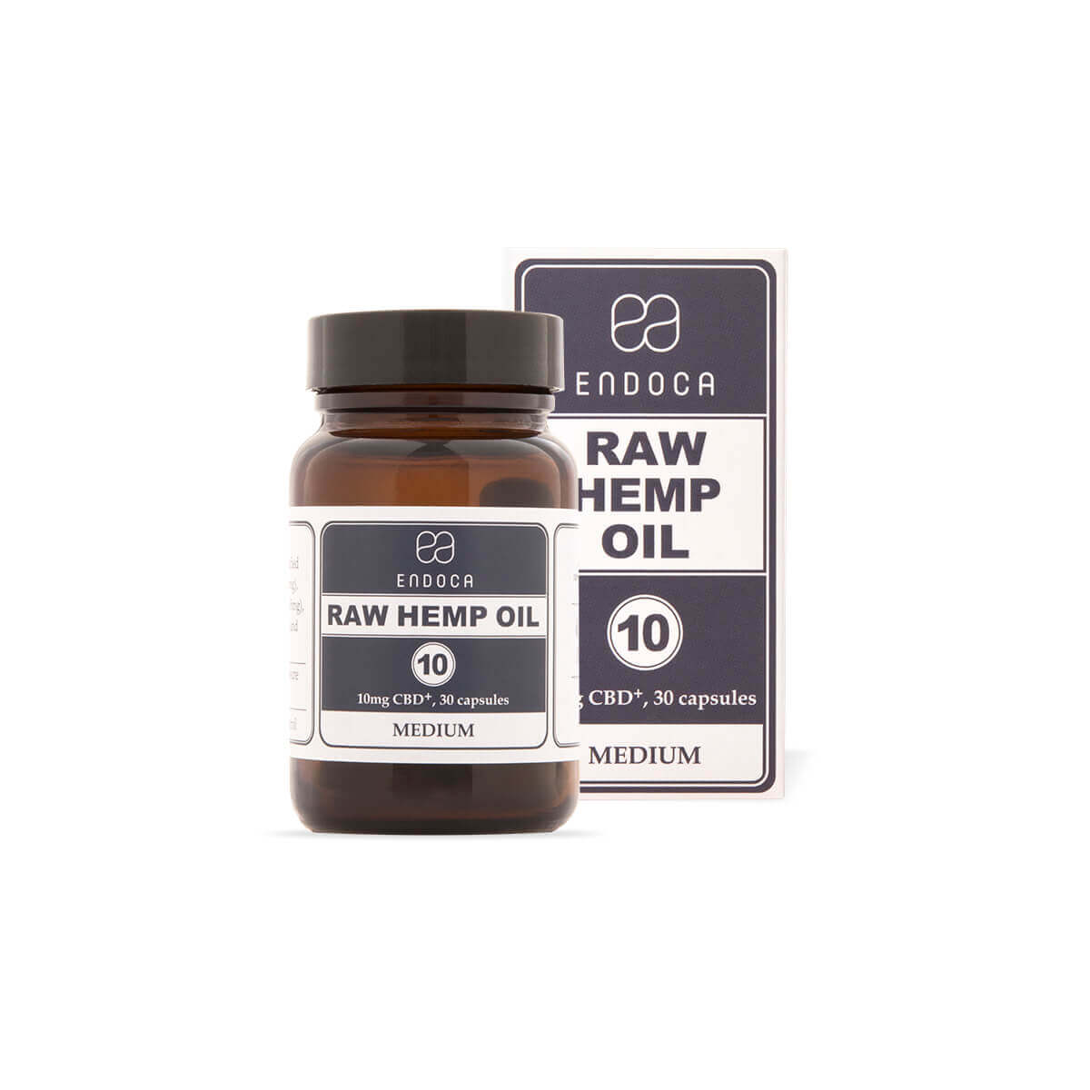 10MG RAW CBD CAPSULES (MEDIUM)