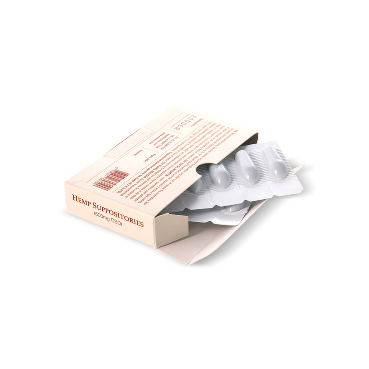 Endoca CBD SUPPOSITORIES 500MG CBD