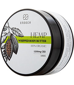 WHIPPED BODY BUTTER, 450MG-1500MG CBD