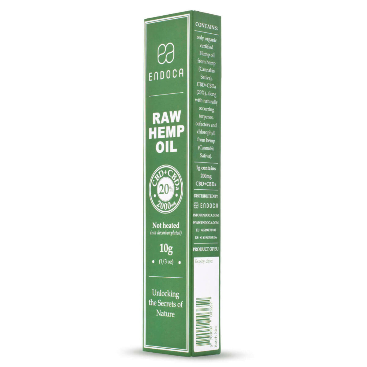 cbd oil Extract-2000-MG-RAW-Boxed-PerspectiveView