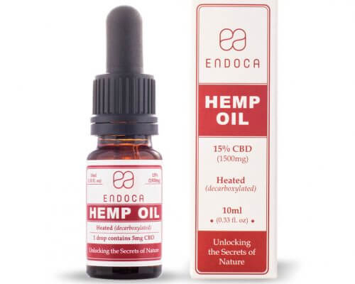 Hemp Oil Drops 1500mg Open FrontView