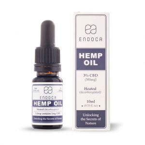 Hemp Oil Drops 300mg Open FrontView