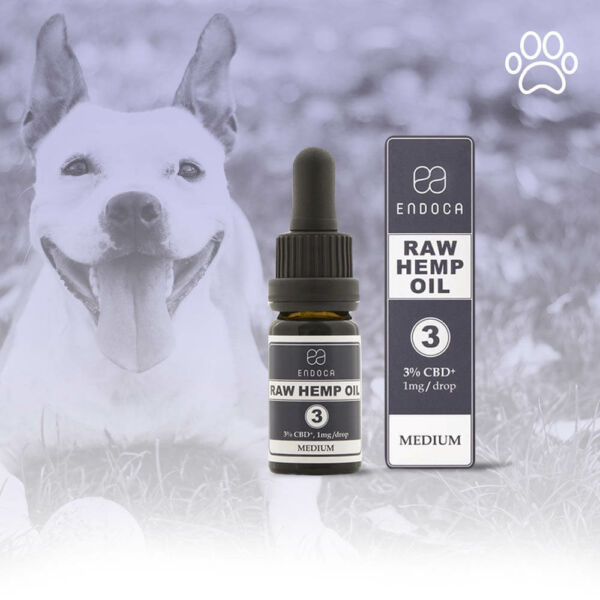 RAW CBD OIL FOR DOGS 30MG/ML CBD+CBDa