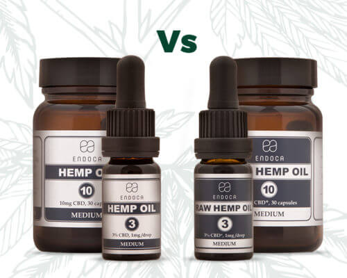 Raw CBD vs Decarb CBD