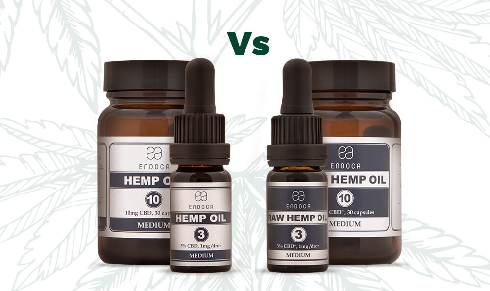 Raw CBD vs Decarb CBD