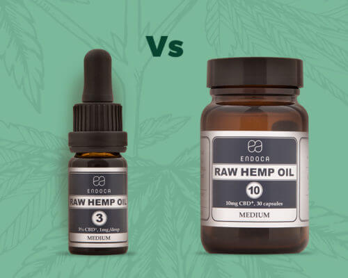 CBD oil vs CBD capsules