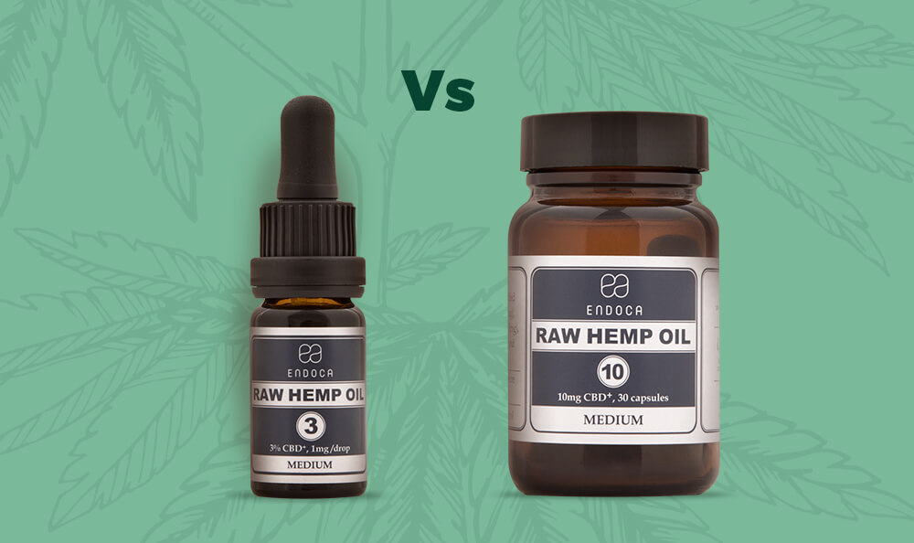 CBD oil vs CBD capsules