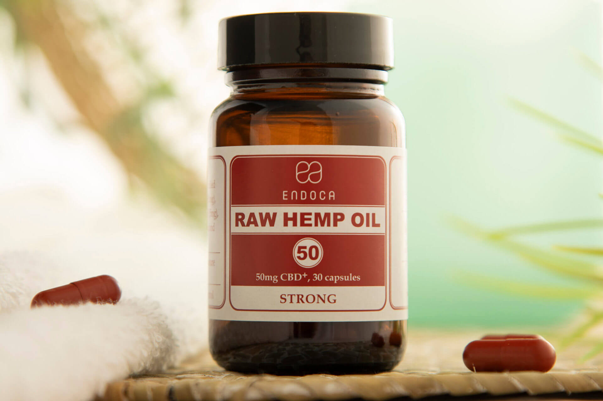 Endoca raw CBD capsules strong