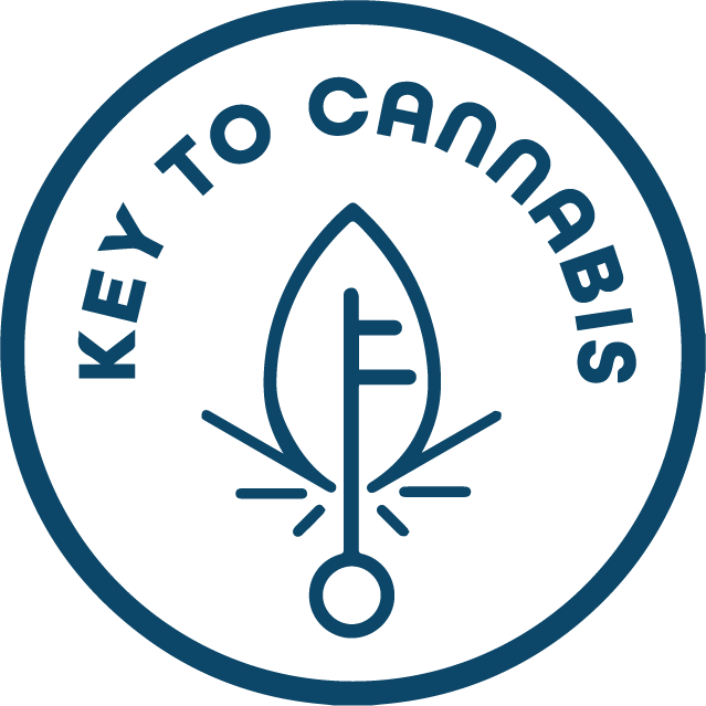 Key to cannabis logo