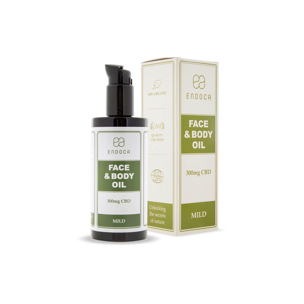 CBD Face and Body Oil 1.5MG CBD/ML Endoca© CBD