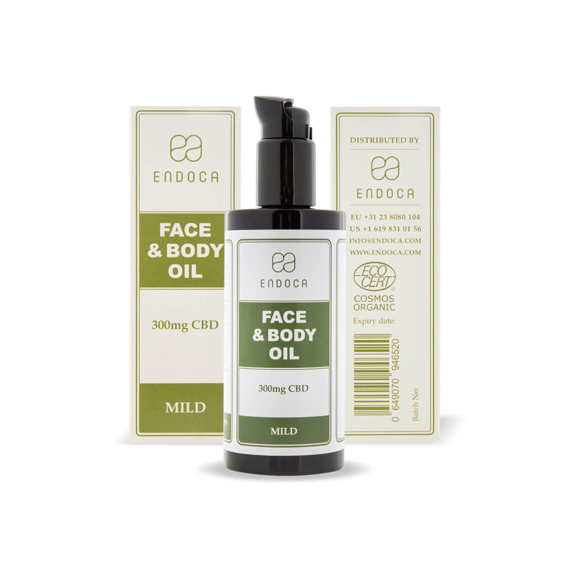 CBD Face and Body Oil 30MG CBD/ML Endoca© CBD