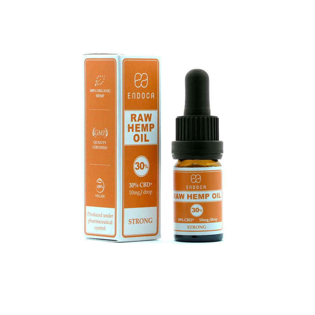 RAW CBD OIL 300MG CBD\/ML (STRONG) | Endoca\u00a9 CBD