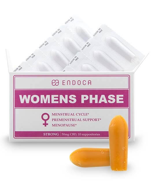 Suppositories Womens Phase 50mg CBD