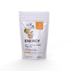 CBD Gummies package with orange flavor
