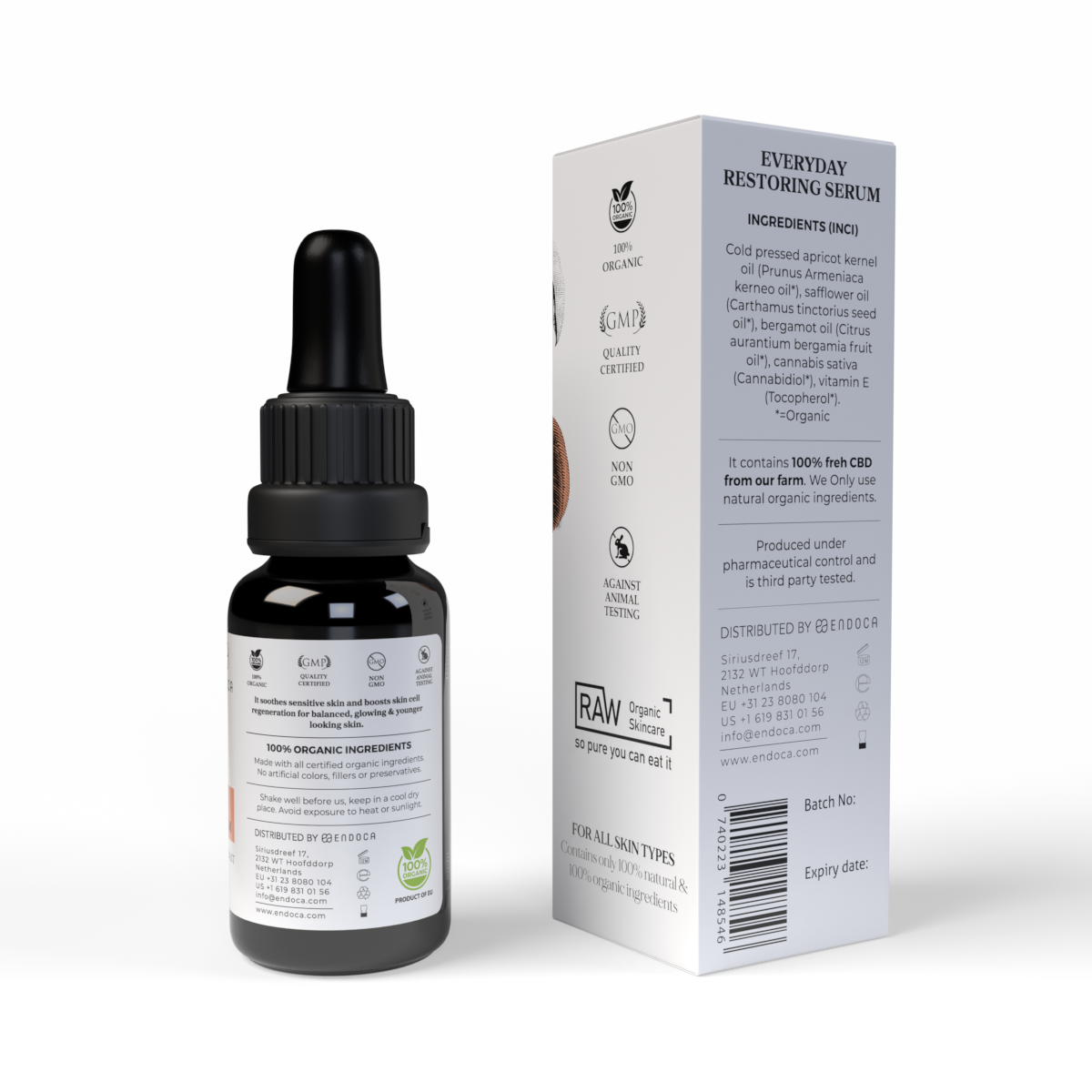 Hemp Face Serum 45mg CBD - Image 2