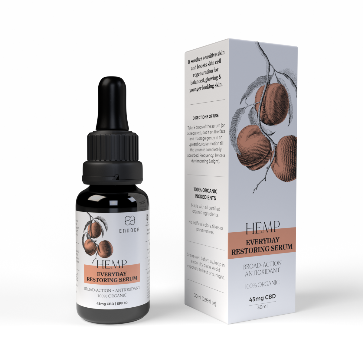 Hemp Face Serum 45mg CBD - Image 4