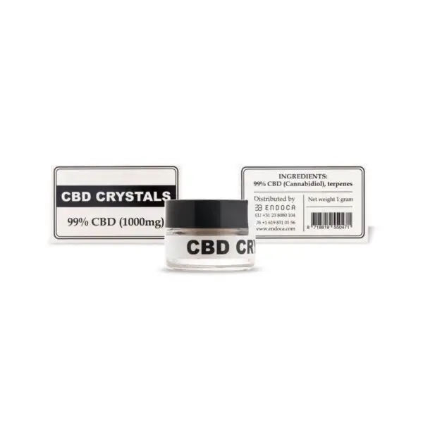 CBD Crystals 99 Percent Pure CBD Isolate Powder | Endoca