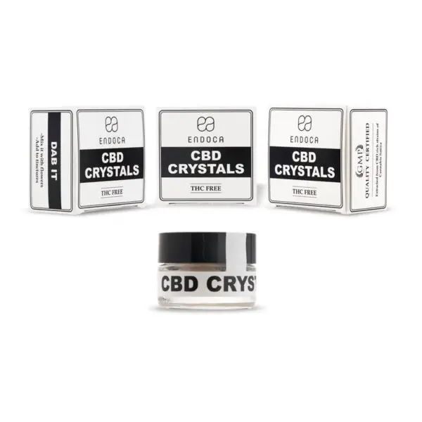CBD Crystals 99 Percent Pure CBD Isolate Powder | Endoca