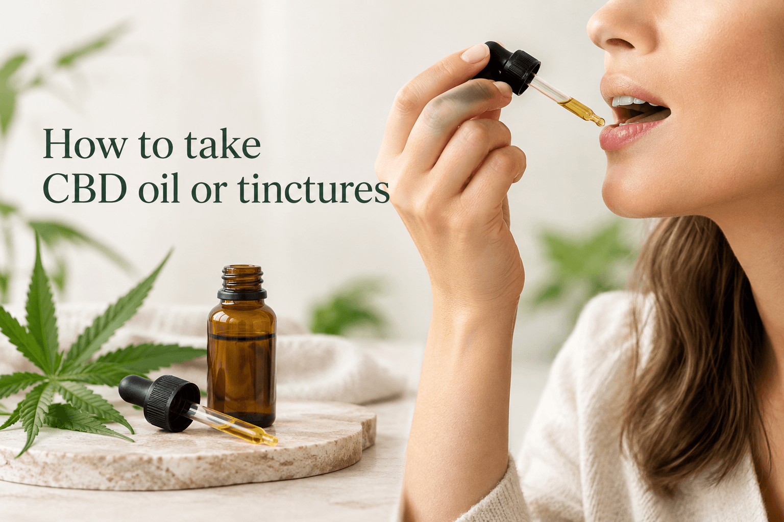 How to take CBD oil