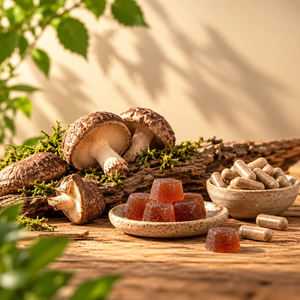 Shiitake Wellness Still Life